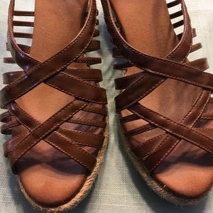 Naturalizer Brown Summer Wedges
